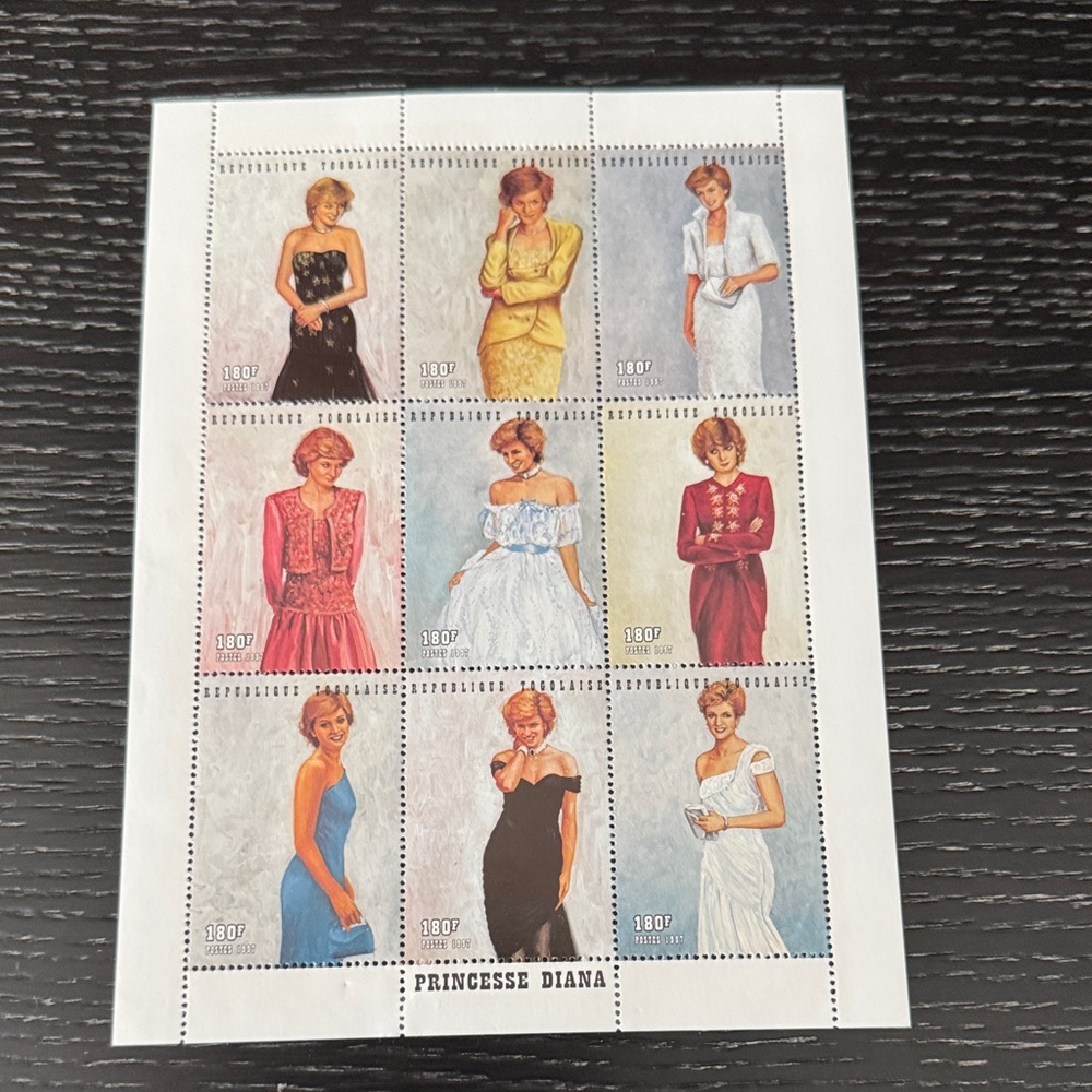 Princess Diana Stamp Collection